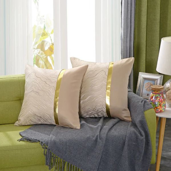 1PCS Polyester Throw Cover Jacquard Pillow Home Decoration Sofa Office Bed Decor Decorative Oreadcase 231221