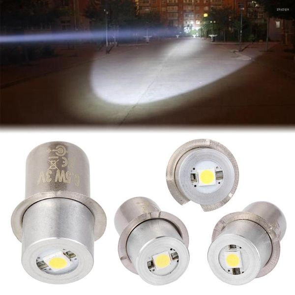 Bombilla de repuesto de foco LED portátil, 13mm, 23mm, para antorchas P13.5S, lámpara de luz de trabajo, 60-100 lúmenes, CC, 3V, 4,5 V, 6V, 1 Uds.