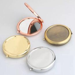 1 stks draagbare vouwspiegel make -up cosmetische pocket spiegel voor make -upspiegels schoonheid accessoires