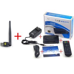 Freeshipping 1Pcs Récepteur professionnel Freesat V7 HD 1080P 1Pcs Adaptateur WIFI sans fil USB avec antenne pour câble Freesat V7 HD Jfcbq