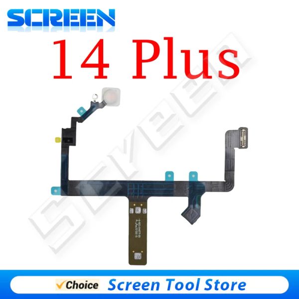 1PCS Distance de proximité Capteur de lumière flash ambiante LED Flex Cable Câble réparation Pièces pour iPhone 12 13 14 Plus Pro MAX Réparation Pièce