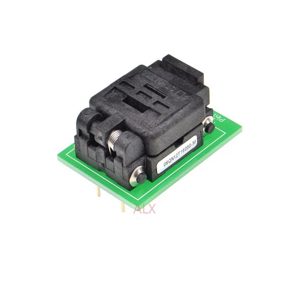 Freeshipping1PCS QFN8 WSON8 DFN8 MLF8 TO DIP8 adaptador de programador convertidor de enchufe chip de prueba IC PARA 1.27MM PITCH 8X6MM 6X5MM SPI FLASH QFN-8