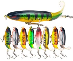 1 pièces qualité Whopper Plopper 100Mm132G eau supérieure Popper leurre de pêche appât dur Wobblers rotatif queue souple matériel de pêche Ppigg 2927951