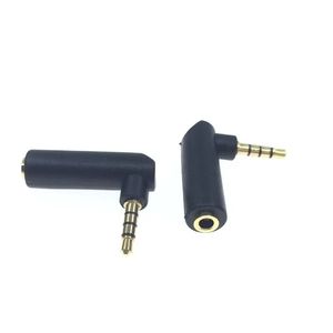 1PCS JUJEU DE LA PLUS DROIT 3,5 mm Femelle à 2,5 mm 4 Pôles Stéréo Adaptateur d'écouteur de bougie mâle Stéréo Connecteur plaqué or