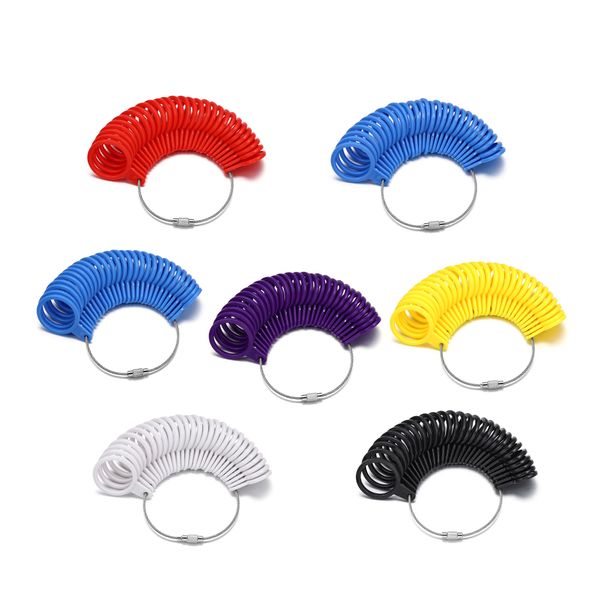 1PCS Ring Sizer Mesurer les outils de bijoux professionnels anneau Mandrel Stick Stick Dinger Gauge UK A-Z US 1-17 Taille DIY SETS