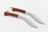 1PCS Small Machete Couteau 440c Satin Blade Full Tang Wood Handle Fixe Fixed Couteaux Camping Randonnée Randonnée Couteau de survie de pêche avec gaine en nylon