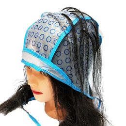 1PCS / Set Highlighter Cap Crochet Hair Dye Gloves Gloves Hair Dye Tool réutilisable Salon de coiffure professionnel Coloriage Coiffure