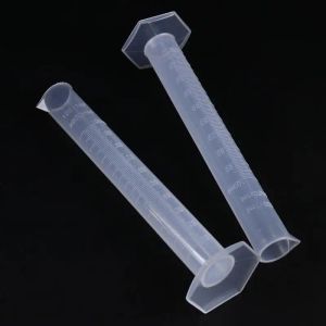 1PCS / Set Transparent Mesuring Plastic Graduated Cylinder Lab Mesury Cup Laboratory Tools 10ml-1000ml