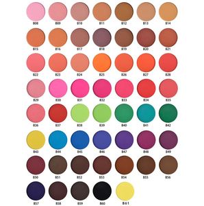 1pcs Single Eyeshadow Powder DIY BRIMING BINDING FEUILLE COULEUR ROND 120 COLORS POUR COISON1670629