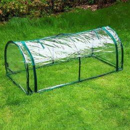 1pcs pequeño invernadero para planta de interior al aire libre mini carpa de invernadero jardinería de jardín trasero cubierta de invernadero 240506