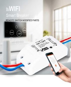 1pcs Smart Light Switch Diy Wifi Smart Light Switch Tuyasmart Life App Wireless Remote Control Trabajo con Alexa Google Home7960607