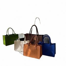 1 pièces couleur unie feutre sac à bandoulière décontracté S/M/L voyage bandoulière sac à main grande capacité Simple Menger sac femmes B1P0 #
