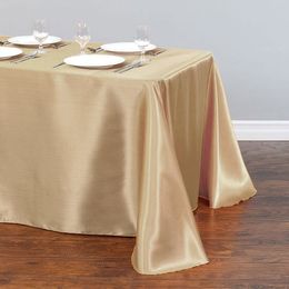 1pcs Couleur solide nappe en satin décor