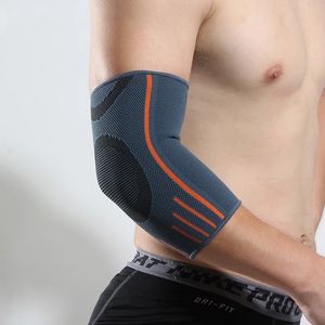 1 stks sport elleboogband ademende elleboog pads basketbal volleybal fitness gym verstelbare arm mouw knie pads sportveiligheid