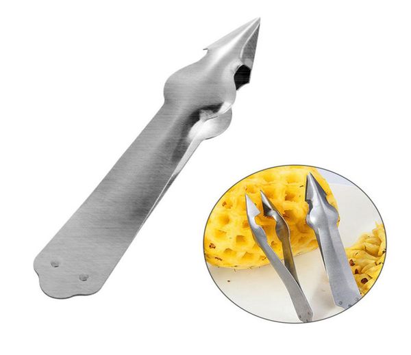 1pcs en acier inoxydable créatif ananas éplucheur ananas facile à couteau couteau corer clip clip de fruits outils de salade de salade Promotion 4265399