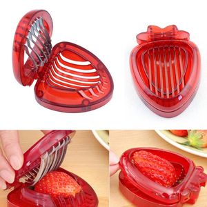 Trancheur de fraises, Gadget de fruits de cuisine, outils, Gadgets de cuisine portables, trancheur de fraises, décoration de gâteau aux fraises 1 pièce