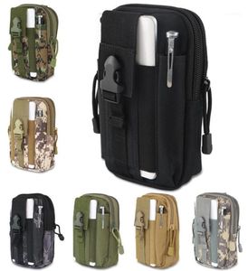 1 pièces pochette tactique Molle sacs de chasse ceinture taille sac Pack pochettes extérieures coque de téléphone poche voyage Camping Bags1174J7196461