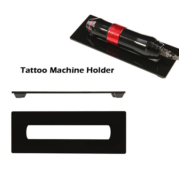 1pcs tatouage de tatouage stand tatouage stylo en acrylique maquillage maquillage plateau plateau rack rack repos support organisateur accessoires