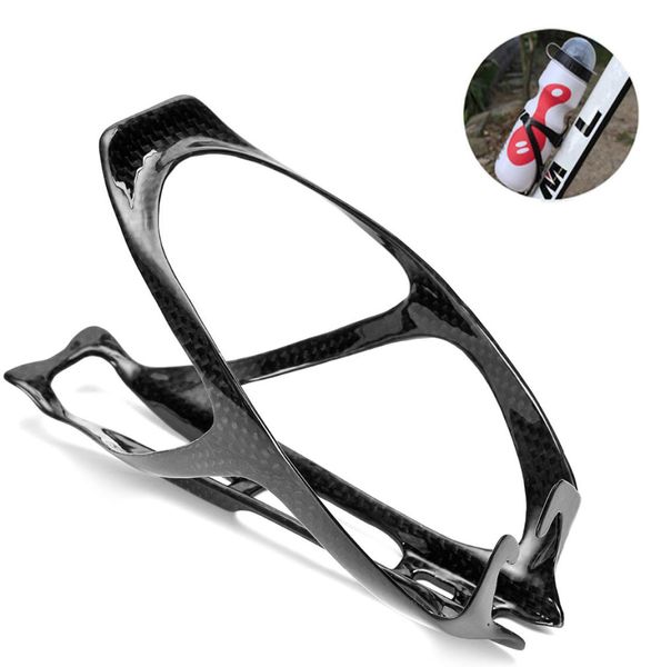 1PCS Ultralight Full Carbone Fibre Bottle Cage Contexte de bouteille d'eau Pièces de vélos de VTT Sports 4087586