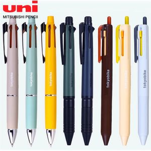 1 pièces UNI JETSTREAM stylo à bille multicolore TOKYOBIKE stylo Composite multifonctionnel Ultra lisse papeterie de bureau scolaire 240105