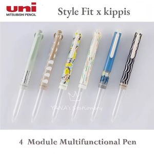 1 pièces UNI Stylefit X kippis édition spéciale stylo multifonctionnel 4 couleurs Module pressage stylo tige Mm Gel stylo papeterie japonaise 240119