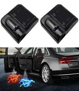 1 PPCS Universal Led Car Door Bienvenido Logotipo Láser Luces láser Proyector de estilo inalámbrico Proyector Auto Parts Ghost Shadow Light para Citroen7071971