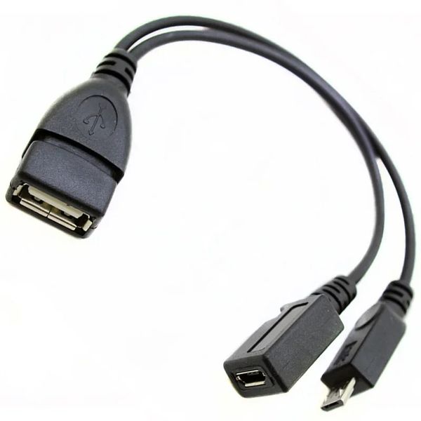 Adaptateur de borne de port USB 1PCS Câble OTG pour le tir Fire TV 3 ou 2nd Gen Stick