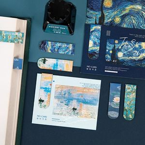 1 pièces Van Gogh signets magnétiques littérature et Art bricolage décoratif livre marqueur Pages papeterie étudiant fournitures de bureau