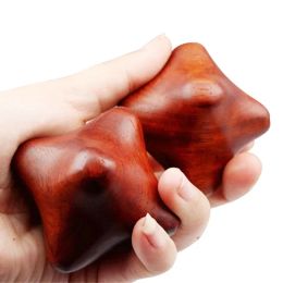 1 stks Vietnam Rosewood Hexagonal Hand Ball Massage Meridian Health Care Equipment Deep Tissue Acupressure Rings