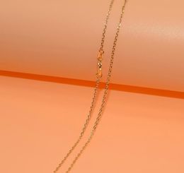 1pcs Collier rempli d'or entiers bijoux de mode Singapour Chaîne de liaison 2 mm 1630 pouces Chain de pendentif4993848