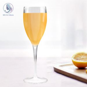 1pcs verres à vin fête Champagne blanc gobelet acrylique cocktails tasse de gobelet en plastique de bière en plastique tasse de whisky