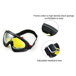 Lunettes de ski coupe-vent d'hiver, 1 pièce, lunettes de sport de plein air cs UV400 anti-poussière pour Moto, cyclisme
