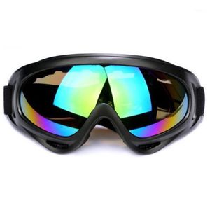 1pcs Winter Windproof Skiing Glasses Goggles Outdoor Dustproof Anti-Glare Protective Cycling Sunglasses Fitness Accessory Accessories