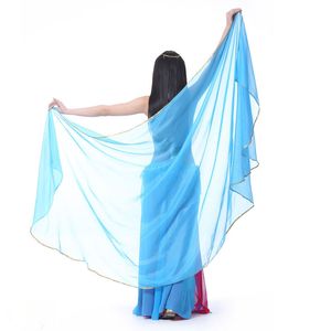 1pcs free shipping woman belly dancing chiffon veil Dance Dancing Costume Chiffon Shawl Veil 250*120CM