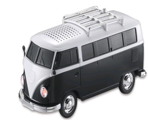1PCS WS266BT Bluetooth en haut-parleur coloré mini forme de voiture mini-bus Boîte de son en haut