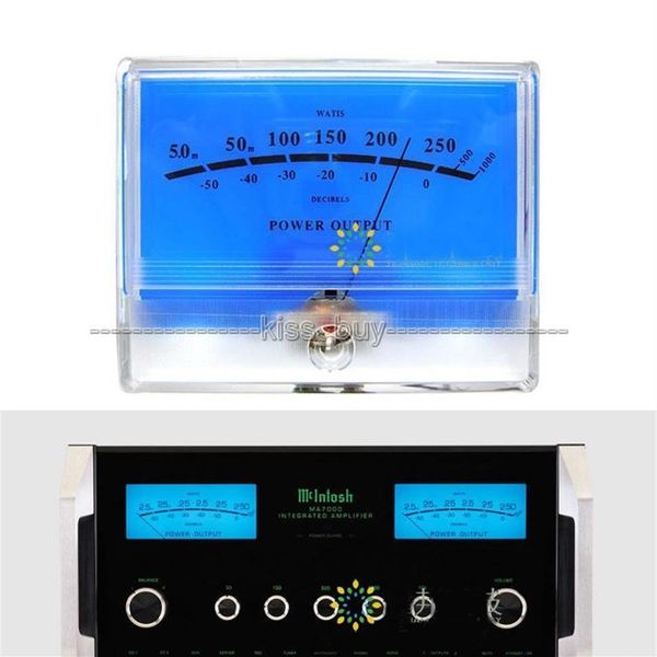 1 pièces x VU mètre DB niveau en-tête amplificateur de puissance Audio indicateur mètre DB Table blue235H