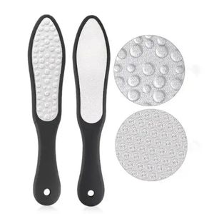 1 PCSFOOT FLISE DOBLE PIE DE PIE NEGRO PIEL DURO CALLUS CALLUS Remover Pedicure File Herramient