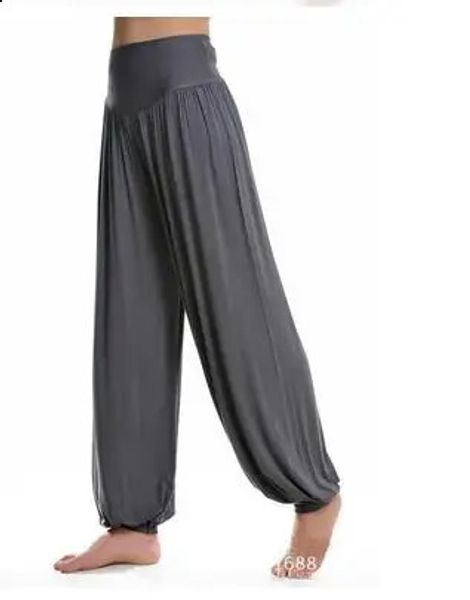 1 pcslot femmes dame sarouel modal solide pantalons longs danse du ventre Boho pantalon large 240201