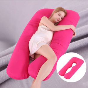 1PCSNEW Sleep Support Pillow pour les femmes enceintes Body Oreadcase Cotton U Forme Oreiller maternité