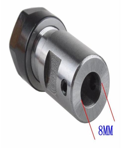 Pince d'extension de broche d'arbre de moteur de mandrin ER11 A, tige intérieure de 8mm pour fraisage CNC 9954132, 1 pièce