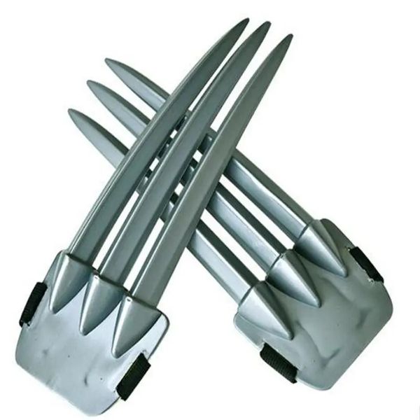 1piece Halloween Cosplay Wolverine Claws Plastic Toys Festival Décoration