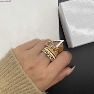 1qzp Ring Designer For Women Jewelry Silver Gold Love Lettre avec box Fashion Men Wedding Three dans One V Lady Party Gifts 6 7 8