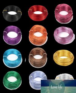 1roll Fire en aluminium Résultats de bijoux pour les bijoux Bracelet de collier de bricolage 08mm 1 mm 15 mm 2 mm 3 mm 4 mm 5 mm 6 mm 23 couleurs3611999