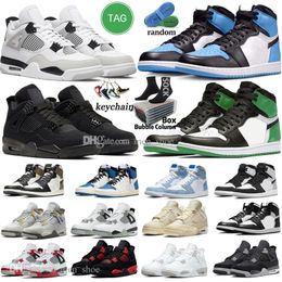 1s High Basketball Shoes UNC Toe Lost and Found Stealth Lucky Green University Blue Dark Moka UNC 4 Military Black Cat Sail Canvas Craft Seafoam Men Sports Sneakers