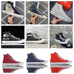 1s luxe designer schoenen mode herenschoenen platform vrijetijdsschoenen lente herfst Canvas sport vrije tijd klassiek zwart wit hoge top lage comfortabele sneakers