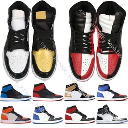 1s OG 1 top 3 tênis de basquete masculino Homage To Home Banned Bred Toe Chicago Game Royal Blue Shattered Backboard UNC Shadow masculino tênis esportivo