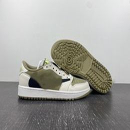 1s Travis 1 Low Cactsus Jack Basketbalschoenen Heren Dames Ts Fragment Golf Neutral Olive Trainers Sneakers