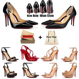 christians louboutins red bottoms heels women Luxury dress shoes Red Bottom Designer talons hauts femmes talons hauts so Kate sandales à talons hauts sexy bout pointu 【code ：L】