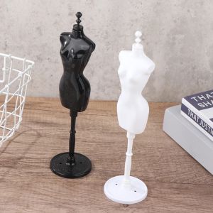 1set 1: 6 poupées house miniature mannequin jupe support Humanoid Coat Hanger for Doll Accessories Kids Toys Gift