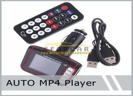 1set 18quot LCD Car MP4 MP3 lecteur MP3 Transmetteur FM SLAT SDMMC Slot infrarouge Multilanguages à distance 8338447